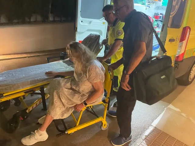 Sølvi i rullestol på den private spanske klinikken, samme natt.