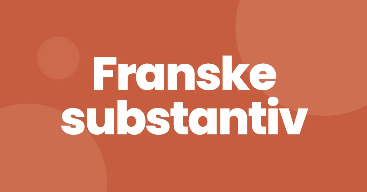 Franske substantiv
