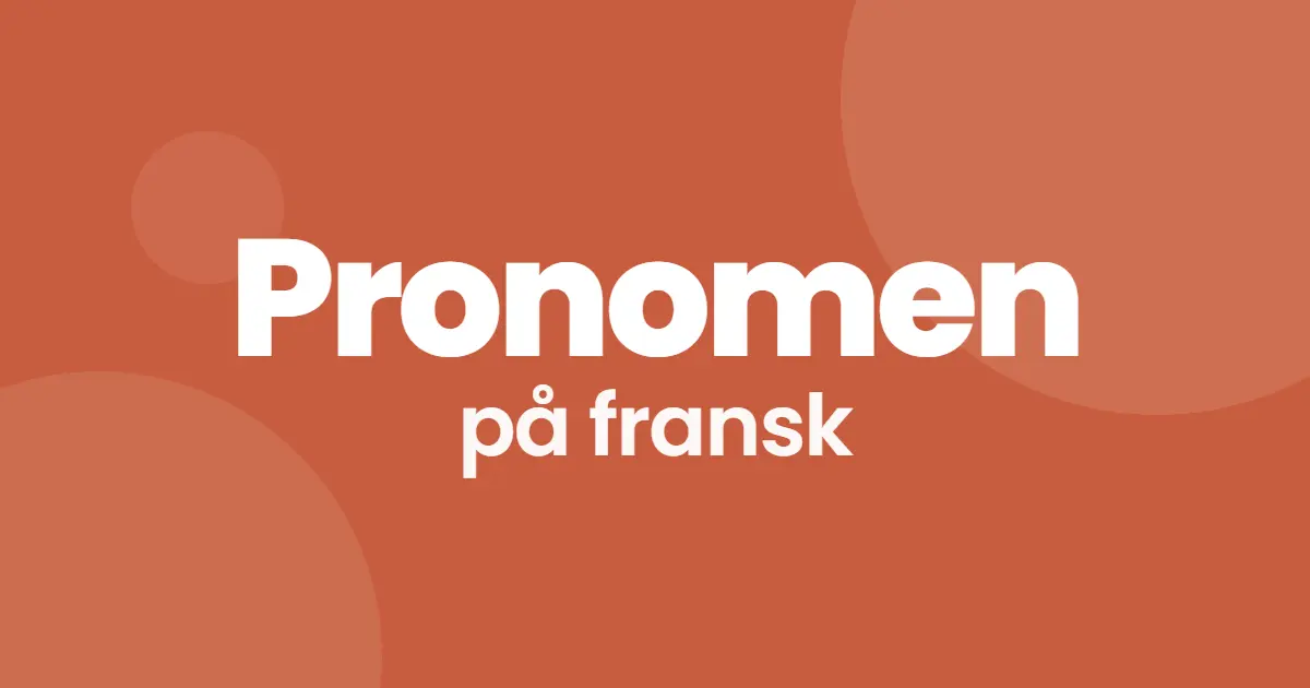 Pronomen på fransk